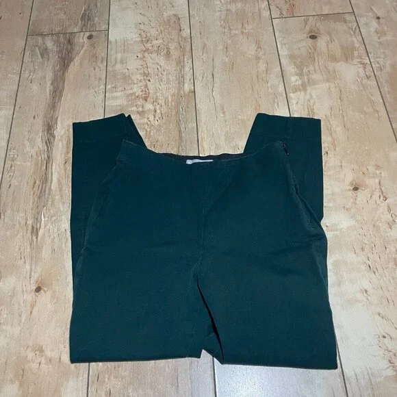 Everlane, side zip skinny pants stretchy waist, women’s size 4, hunter green - Picture 5 of 5